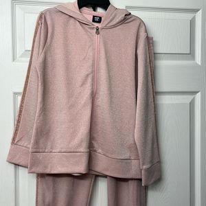 Girls Sparkle Track Suit